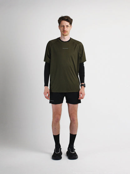 Slow Movement Mens Green Active Tshirt