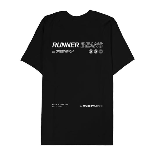 Runner Beans Club Active Tee Black