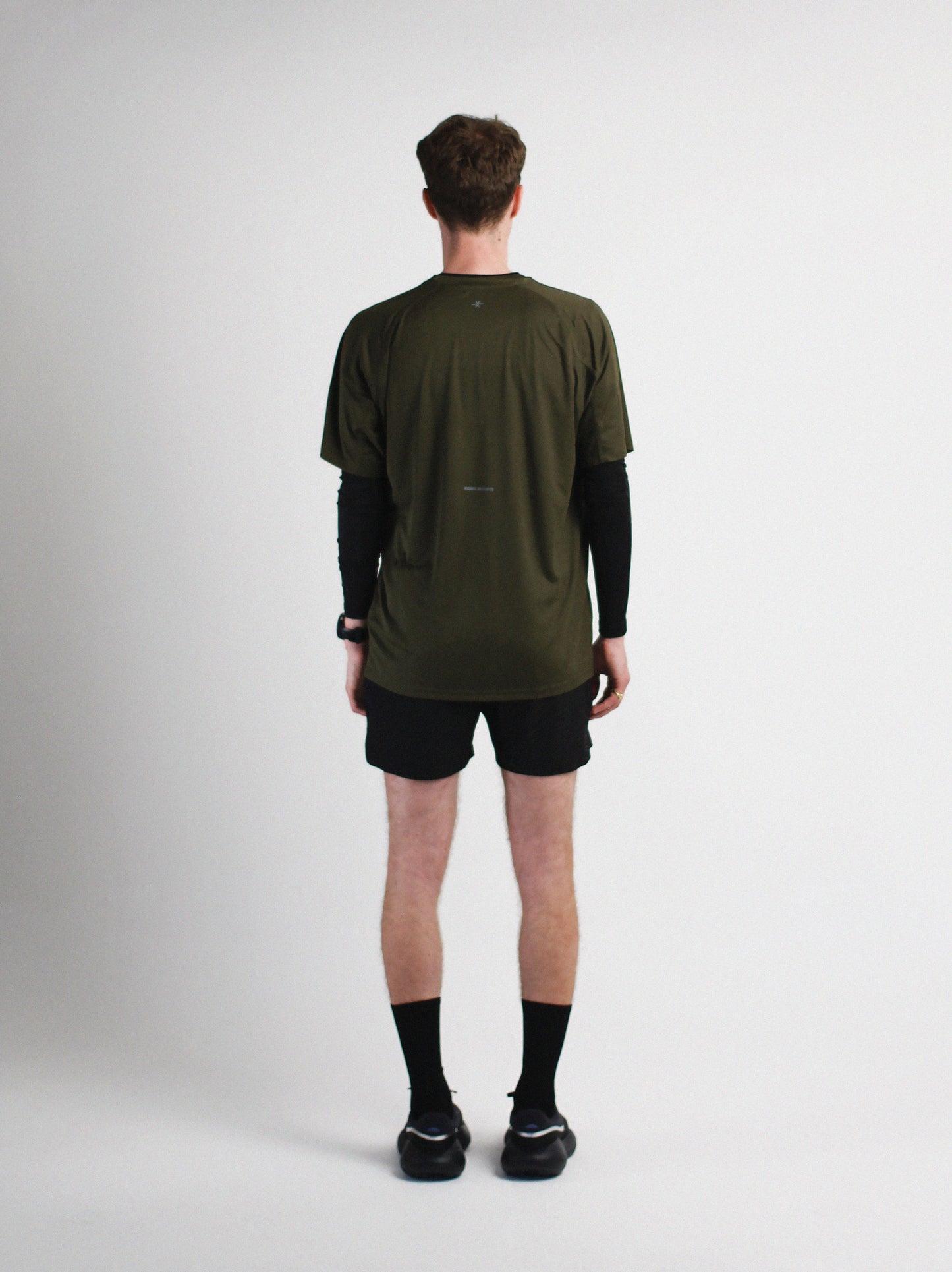 Slow Movement Mens Green Active Tshirt