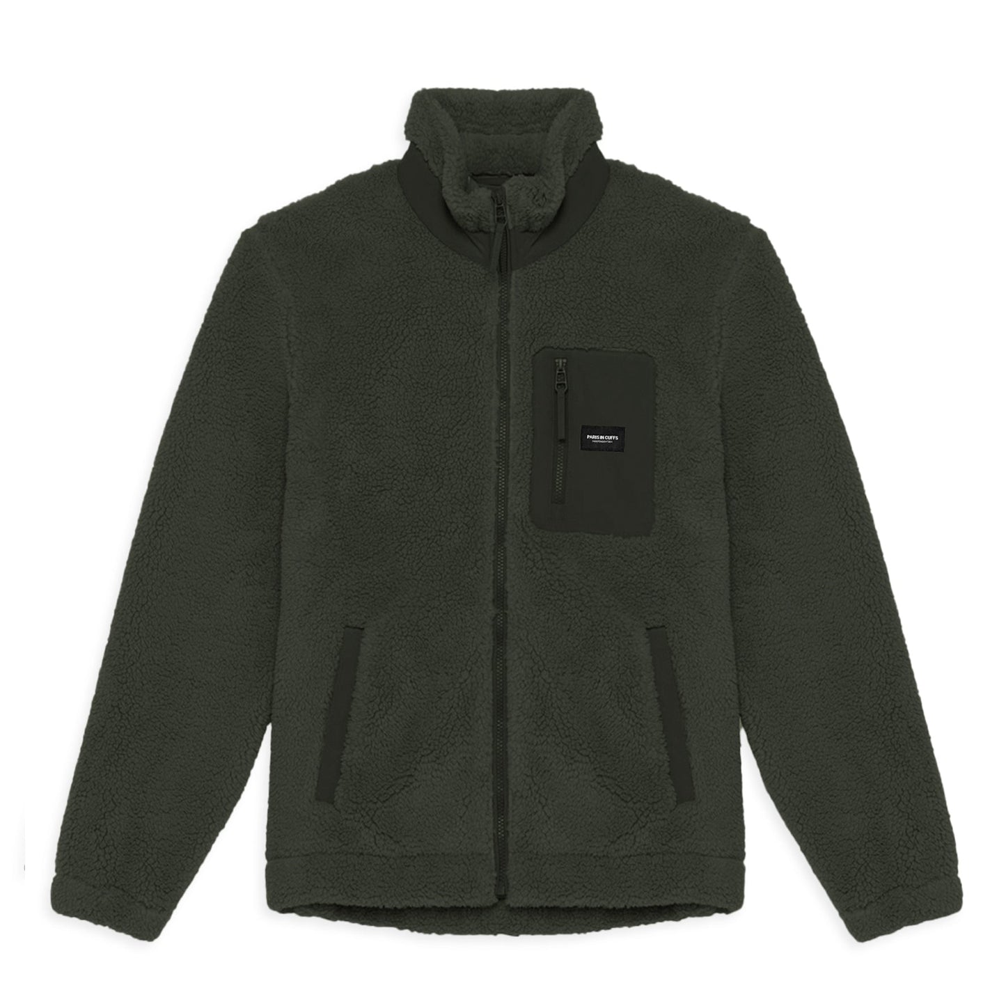 Olive Sherpa Fleece