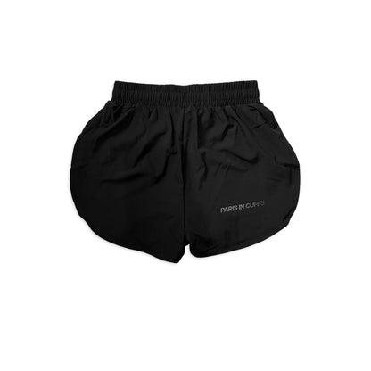 Black Split Shorts