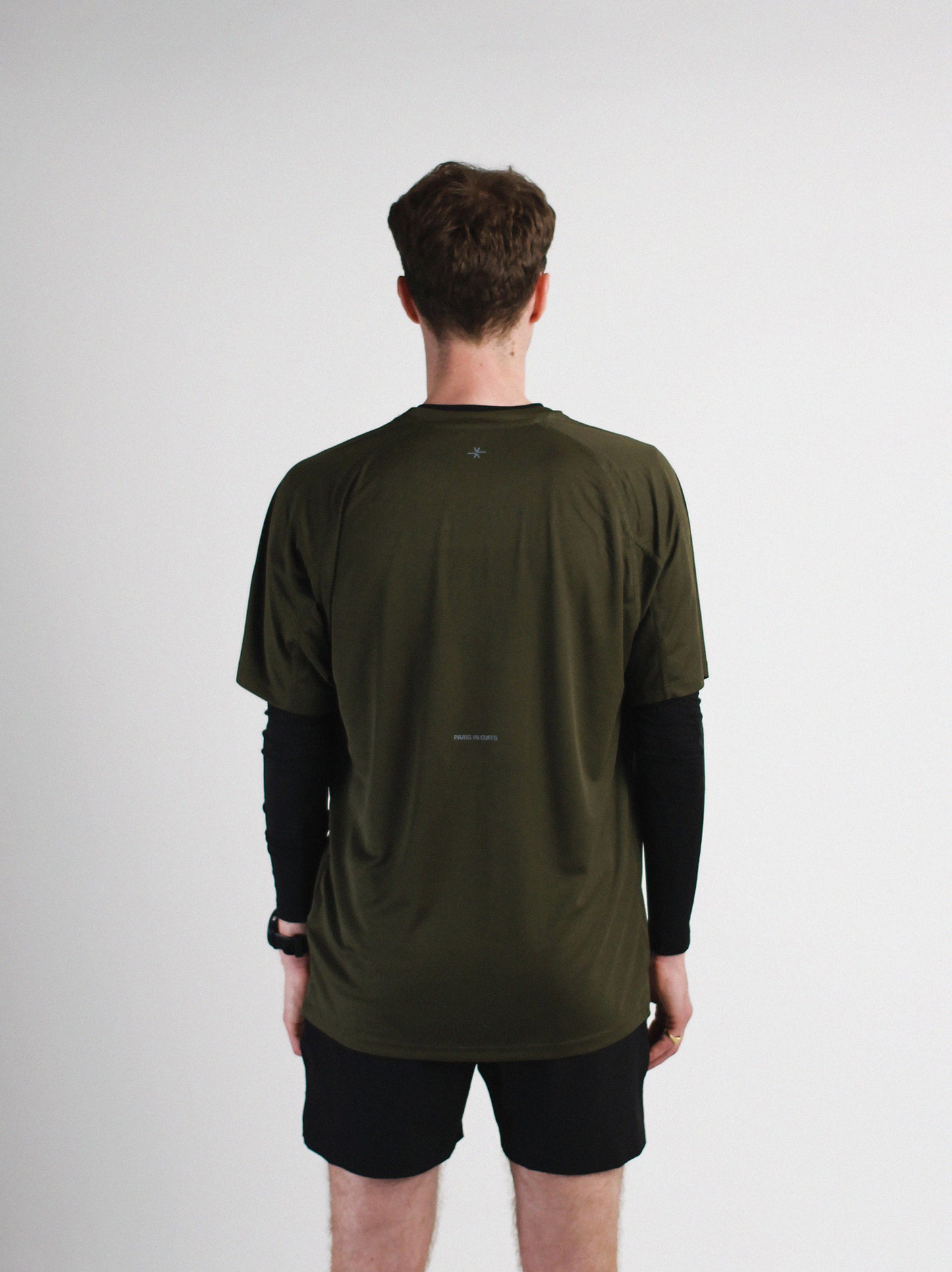 Slow Movement Mens Green Active Tshirt