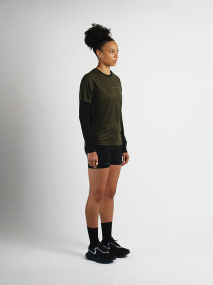 Slow Movement Womens Green Active Tshirt