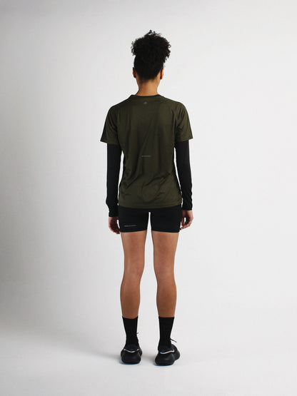 Slow Movement Womens Green Active Tshirt