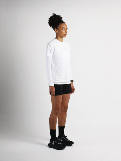 Slow Movement Womens White Active Tshirt