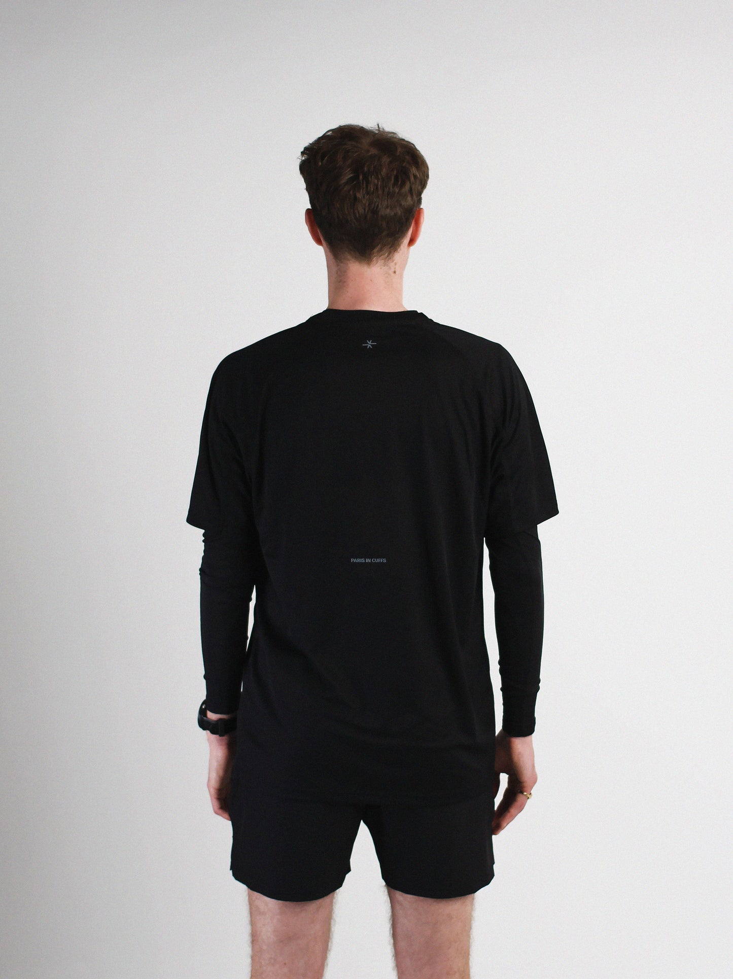 Slow Movement Mens Black Active Tshirt