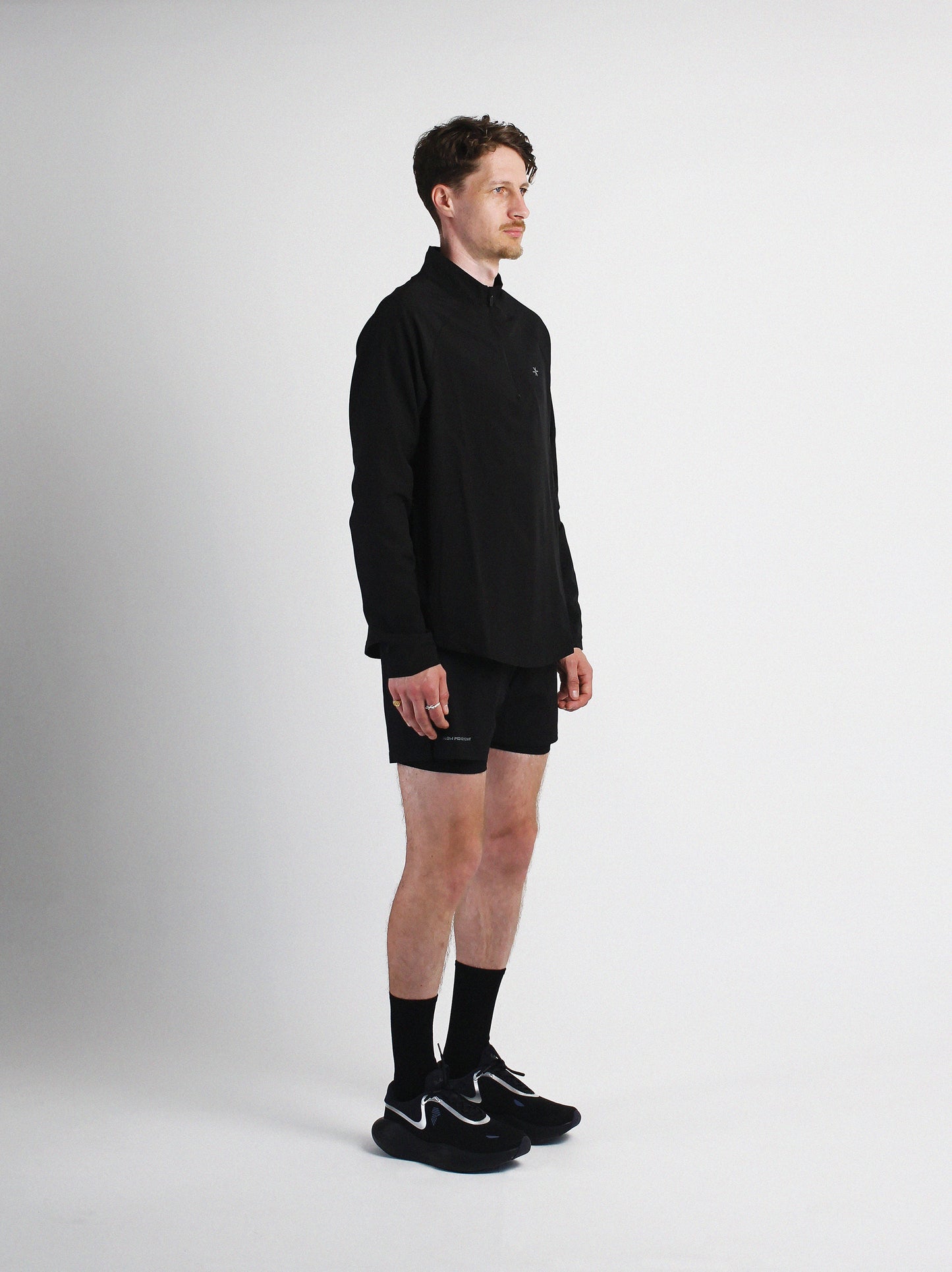 Slow Movement Black 1/4 Zip