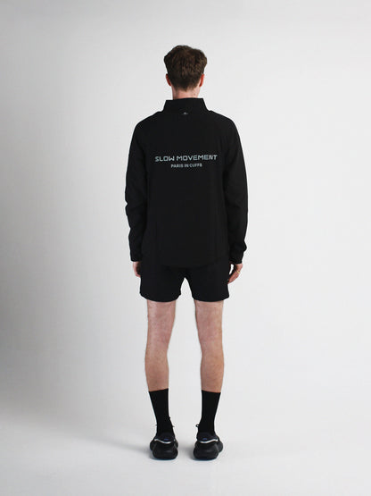 Slow Movement Black 1/4 Zip