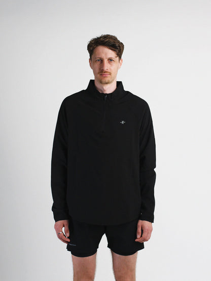 Slow Movement Black 1/4 Zip
