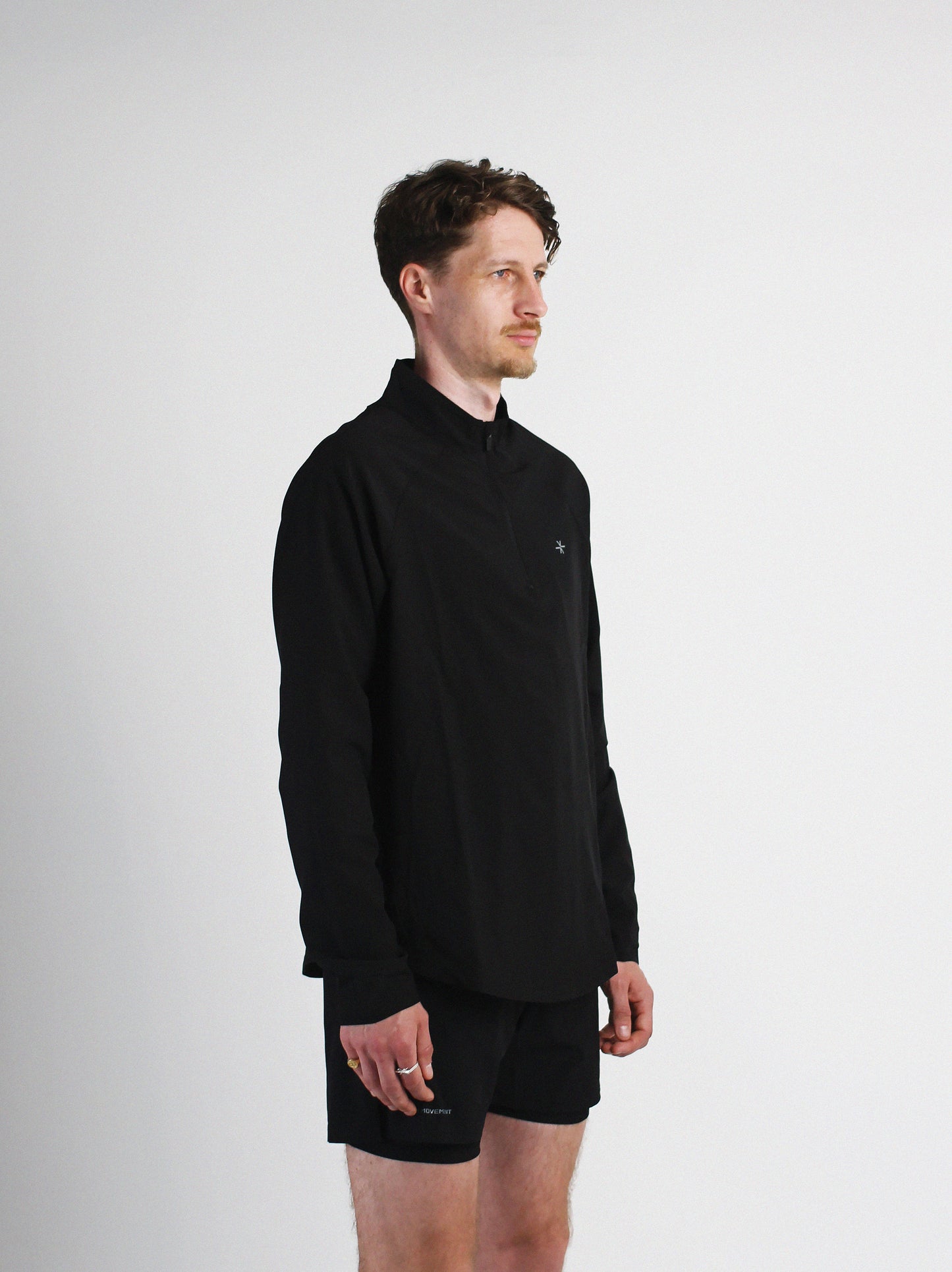 Slow Movement Black 1/4 Zip