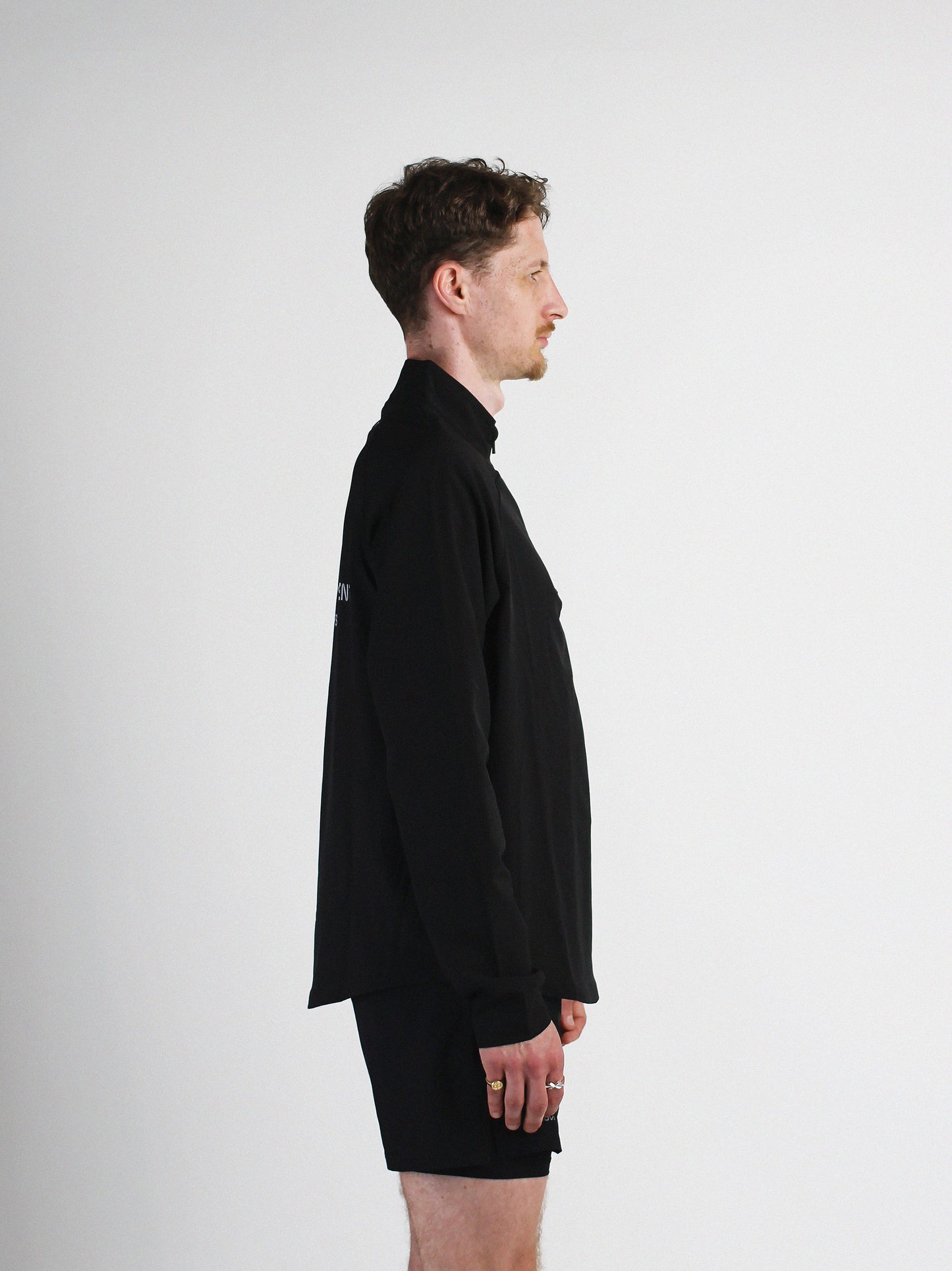 Slow Movement Black 1/4 Zip