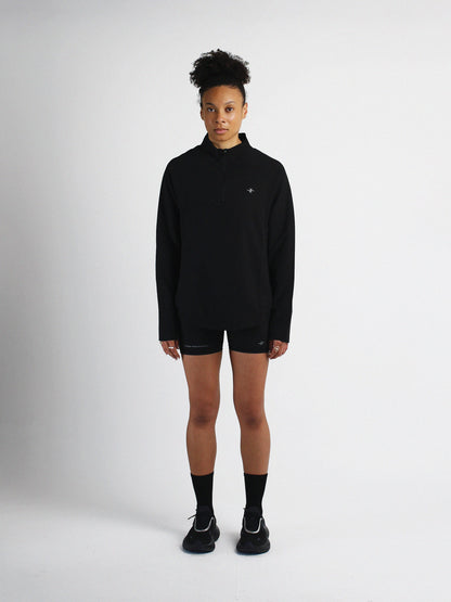 Slow Movement Black 1/4 Zip