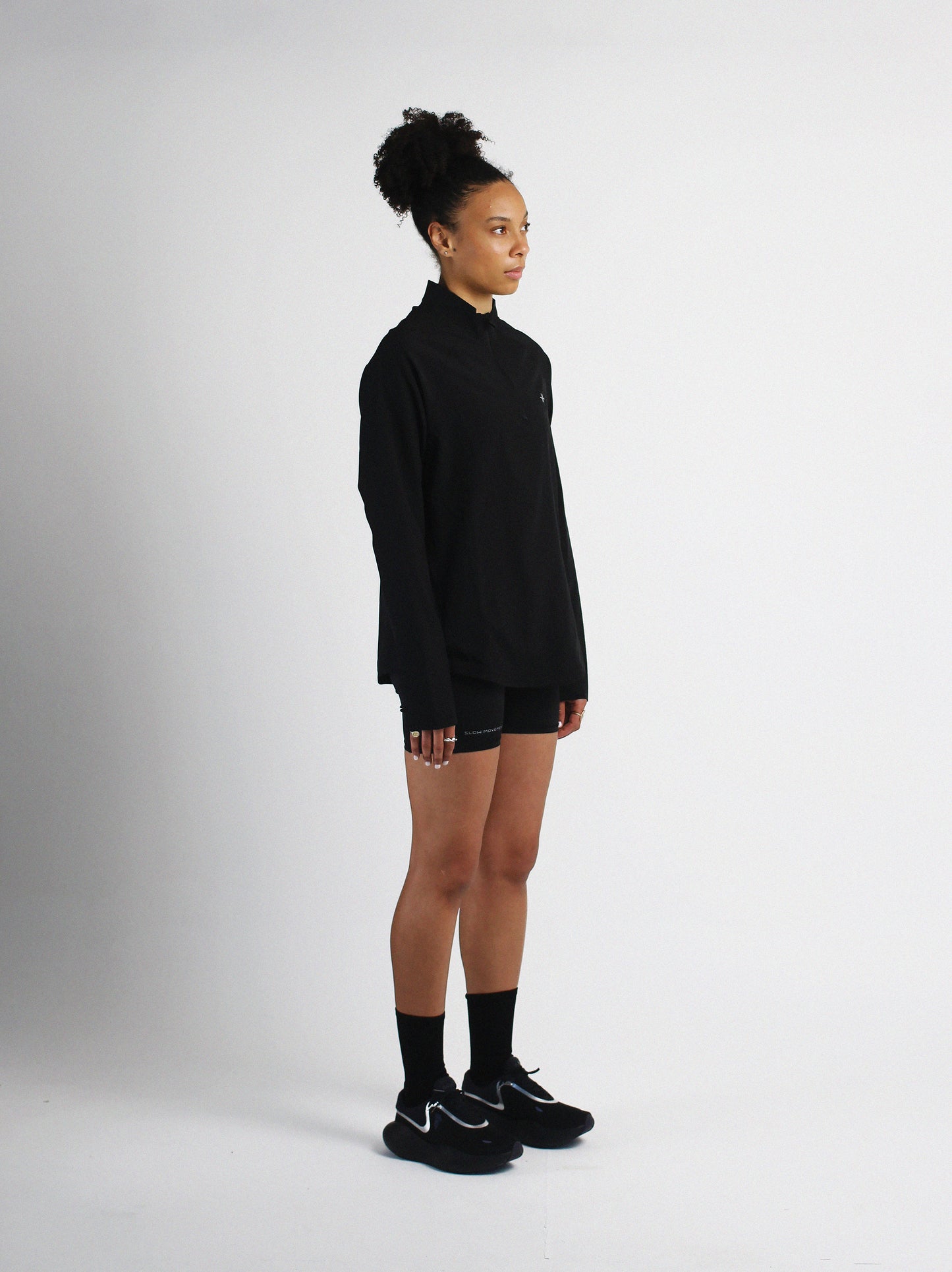 Slow Movement Black 1/4 Zip