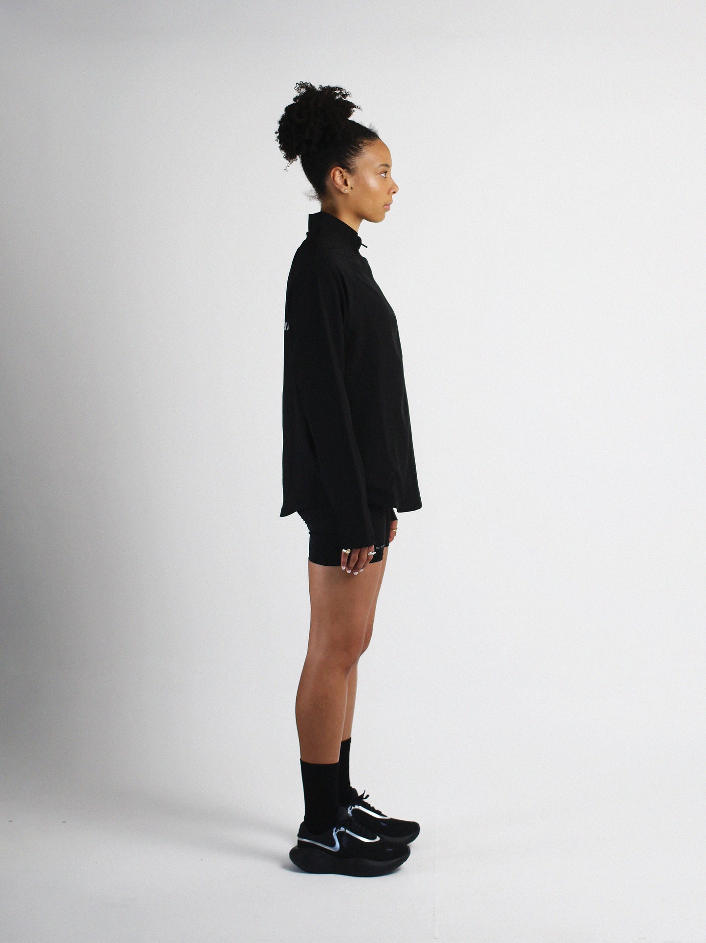 Slow Movement Black 1/4 Zip