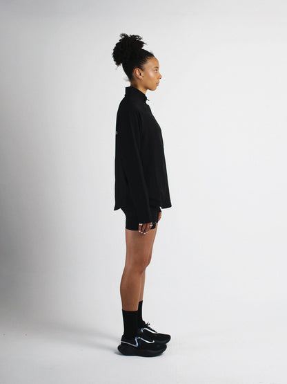 Slow Movement Black 1/4 Zip