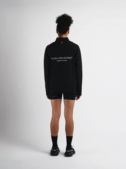 Slow Movement Black 1/4 Zip