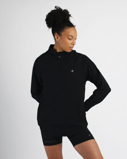 Slow Movement Black 1/4 Zip