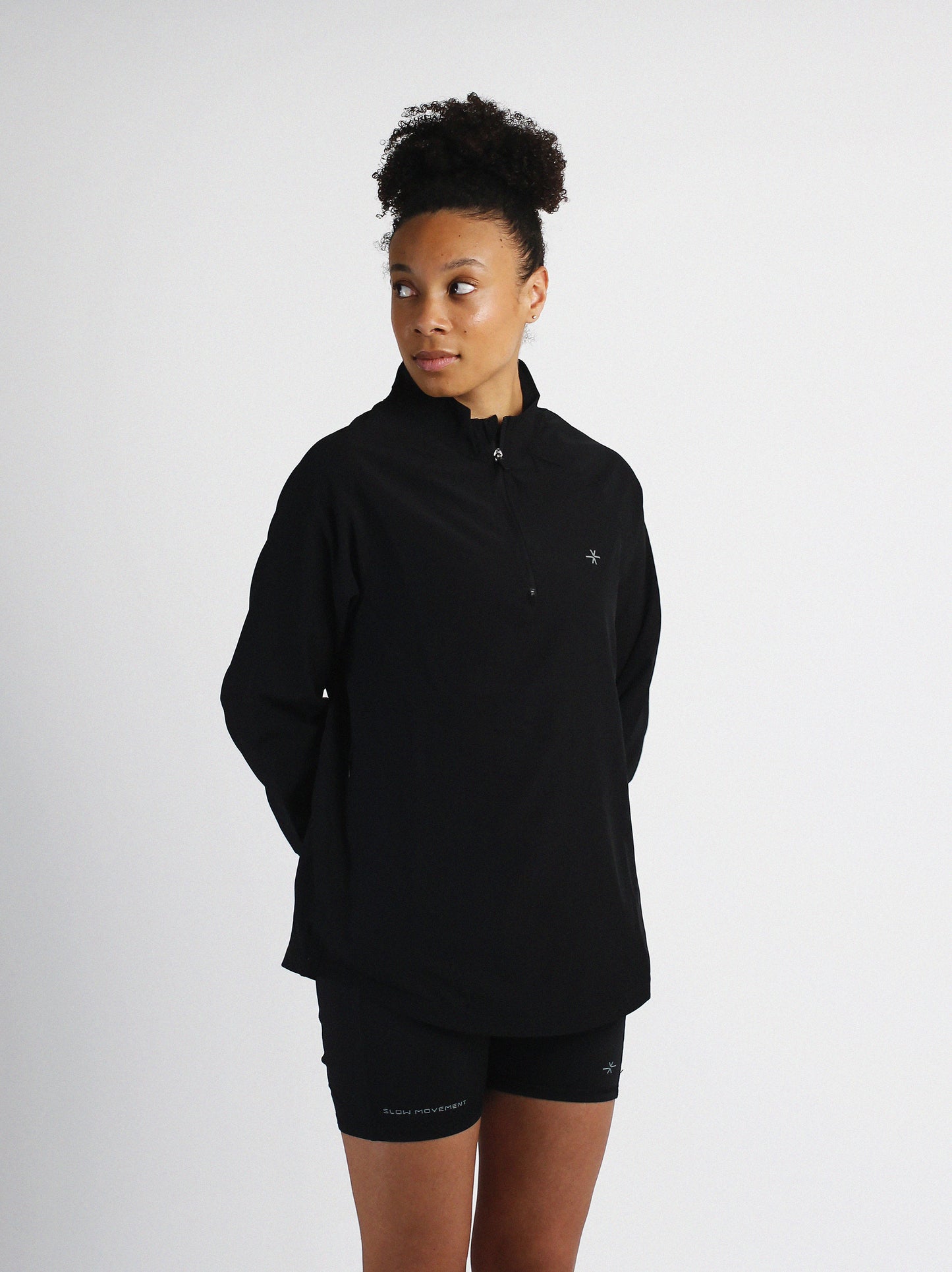 Slow Movement Black 1/4 Zip