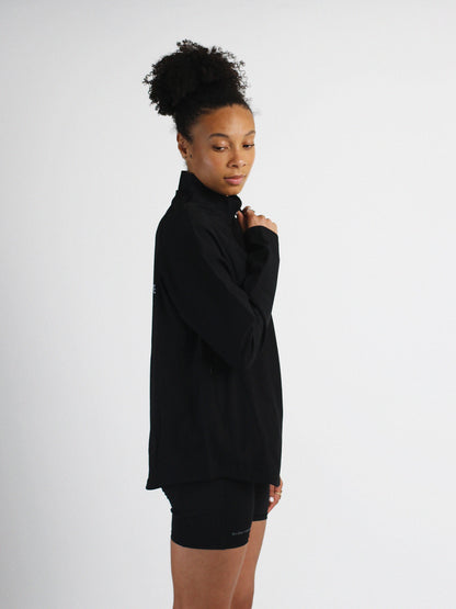 Slow Movement Black 1/4 Zip