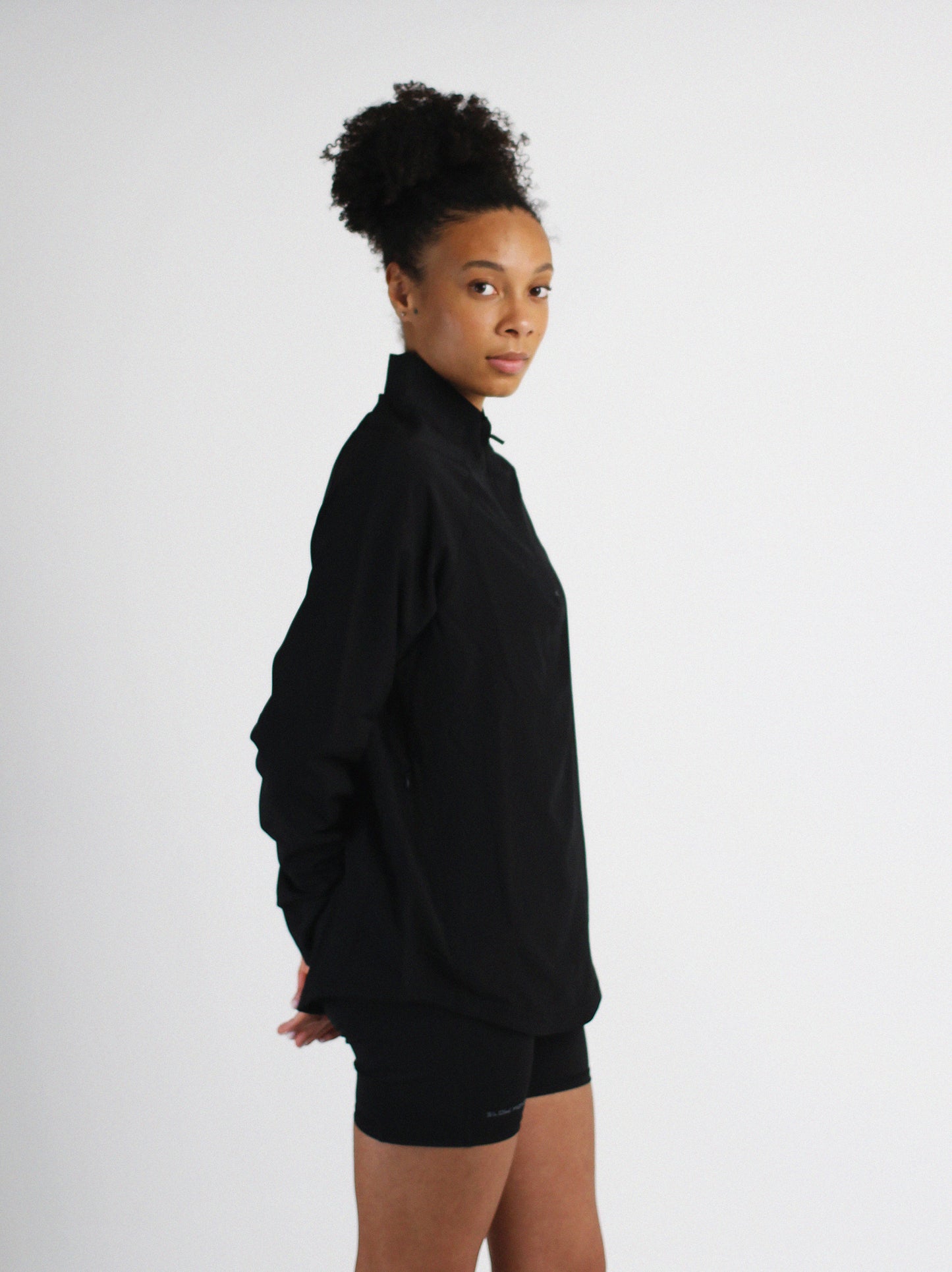 Slow Movement Black 1/4 Zip