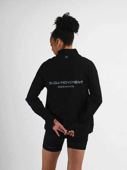 Slow Movement Black 1/4 Zip