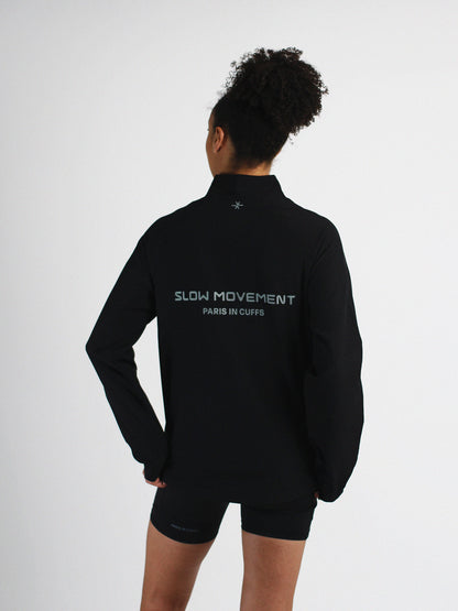 Slow Movement Black 1/4 Zip