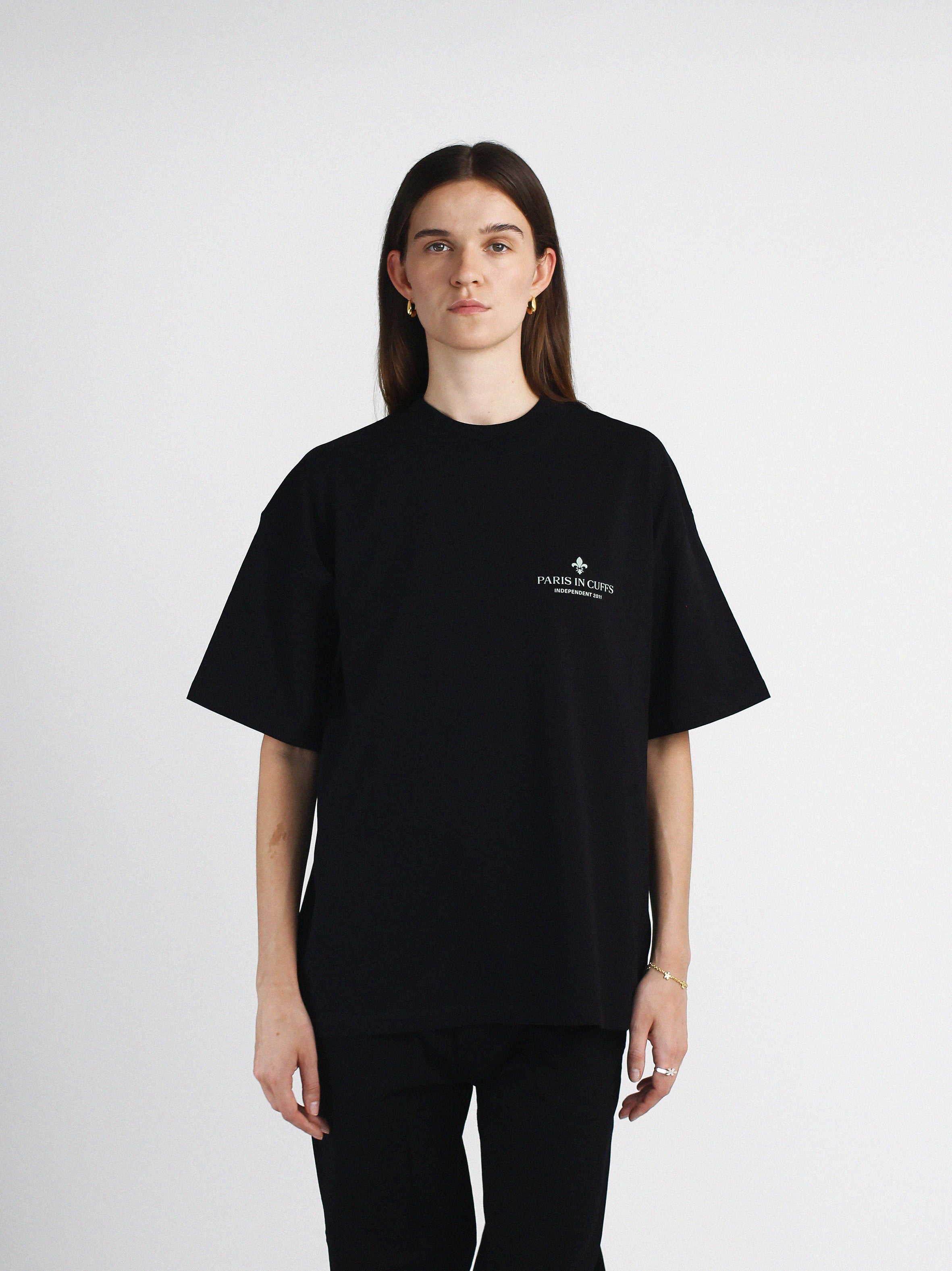 PARIS シャツ Black Heritage Oversized Tshirt – PARIS IN CUFFS