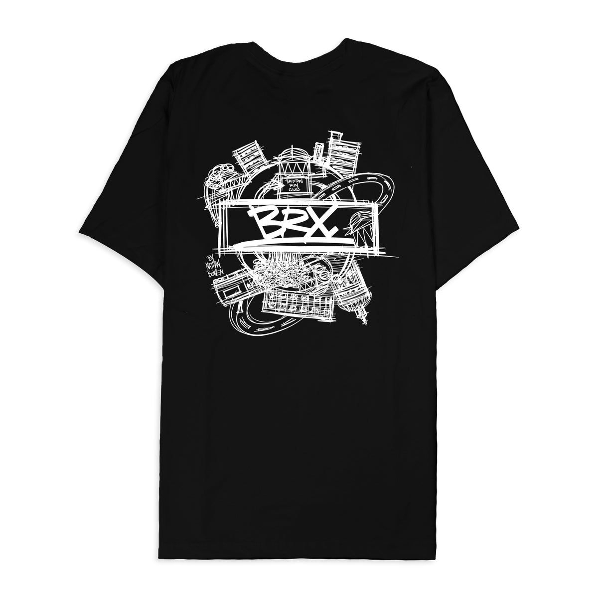 BRX by Nathan Bowen Black Active Tshirt