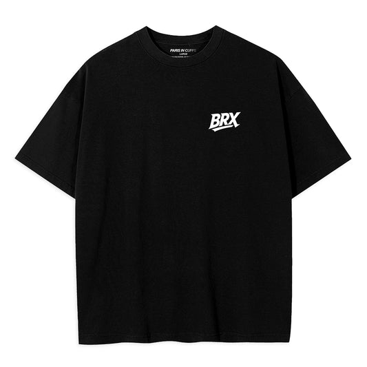 Brixton Run Club Black Cotton Tshirt