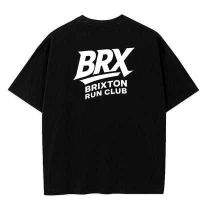 Brixton Run Club Black Cotton Tshirt