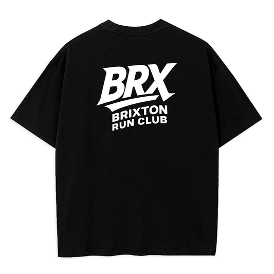 Brixton Run Club Black Cotton Tshirt