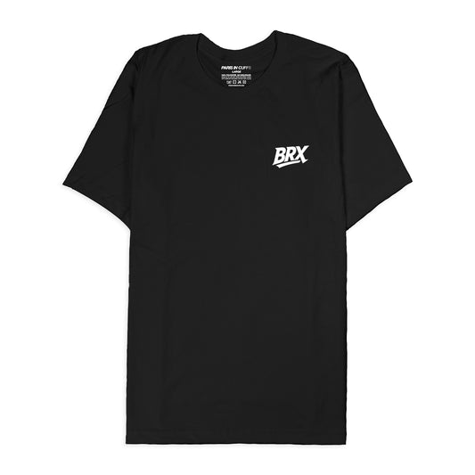 Brixton Run Club Black Regular Fit Active Tshirt