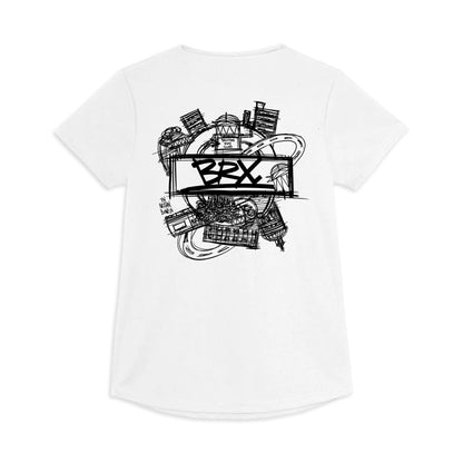 BRX x Nathan Bowen White Womens Active Tshirt