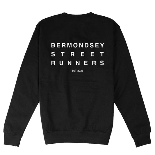 BSR Black Crew Neck Sweatshirt