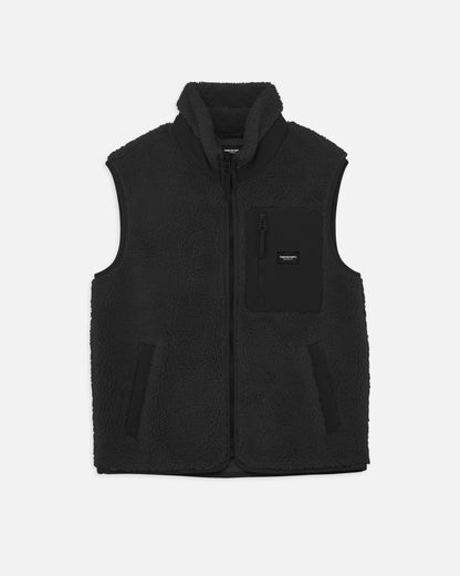 Black Sherpa Vest