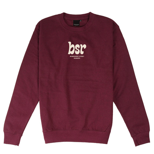 BSR Burgundy Crew Neck Sweatshirt