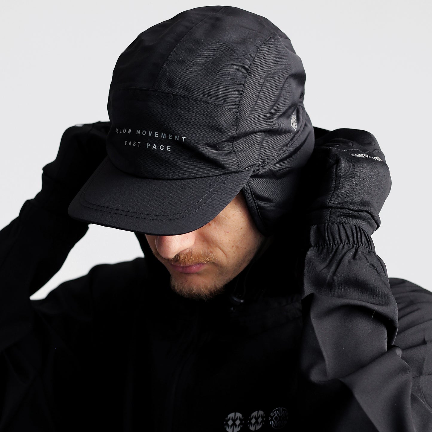 Black Fleece Lined Cap