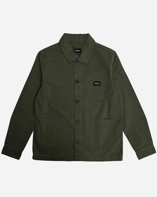 Olive Over Shirt