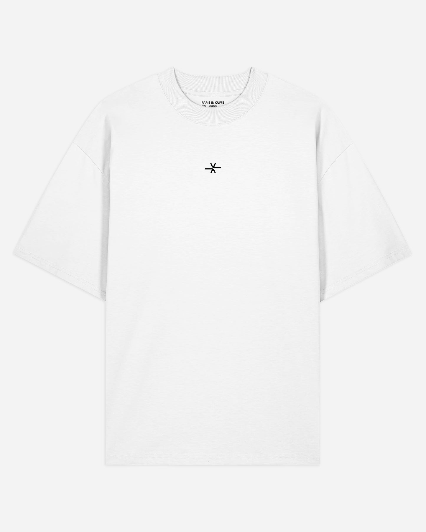 Slow Movement White Cotton Oversized Tshirt