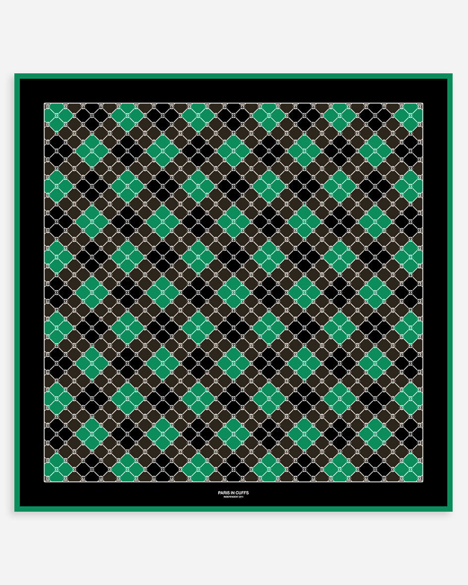 No1 Monogram Silk Scarf