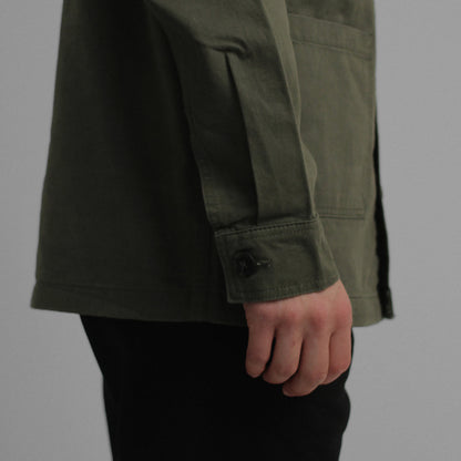 Olive Over Shirt