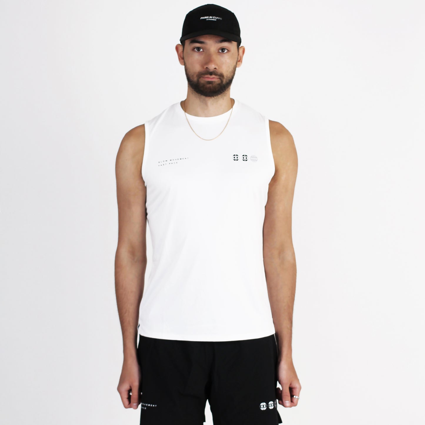 SS24 White Active Tank