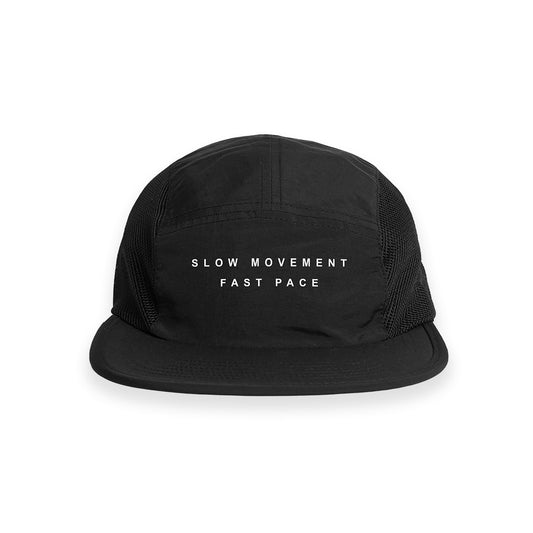 Black Mesh Panel Running Cap