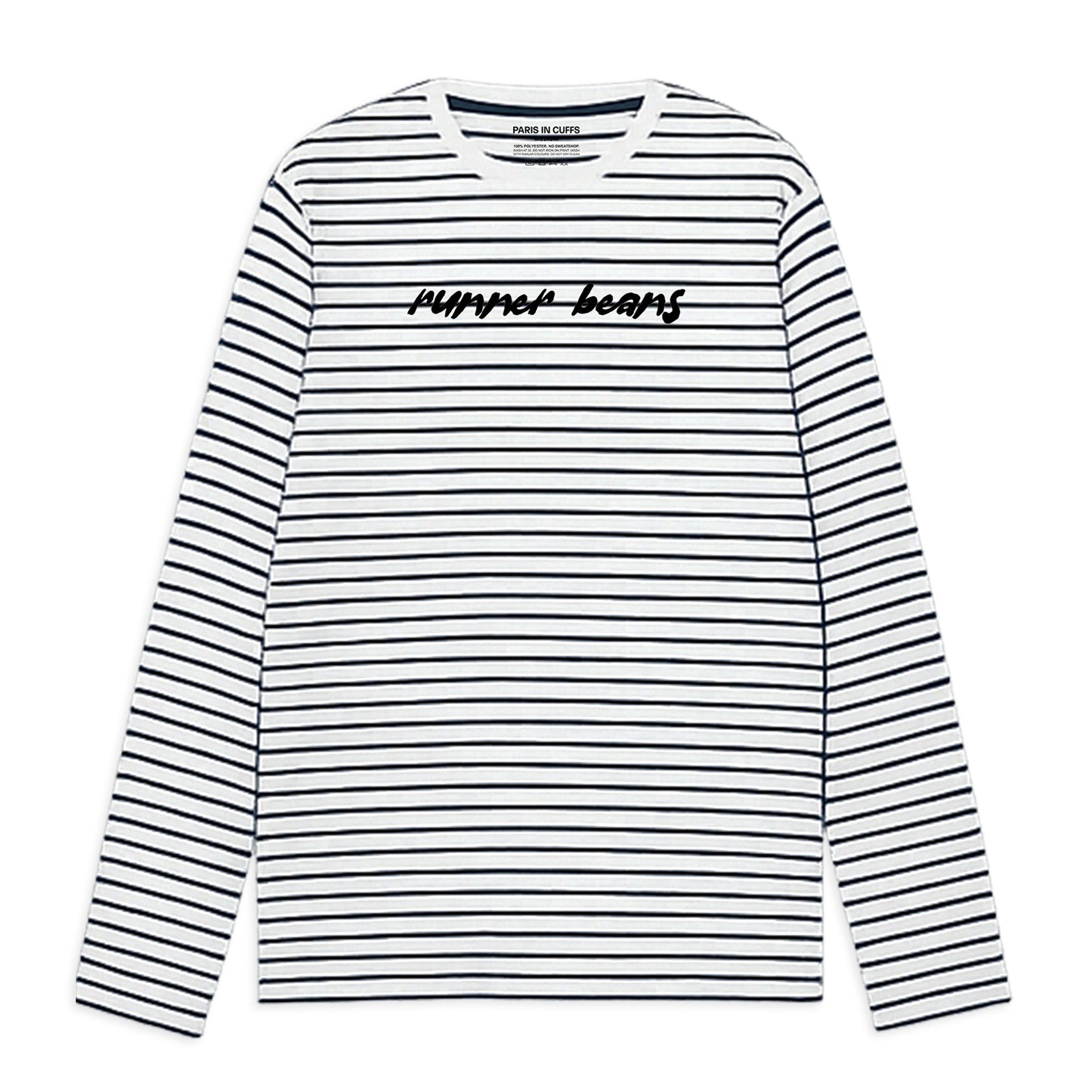 Unisex Long Sleeve Striped Tshirt
