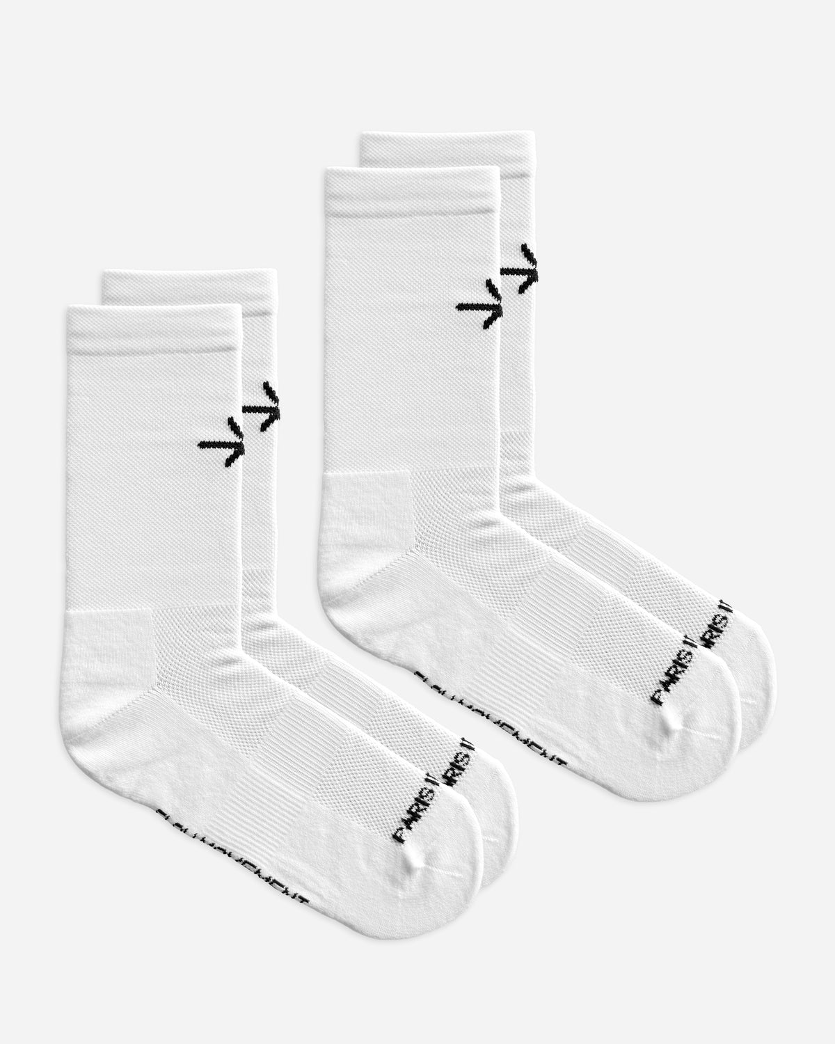 Running Socks White Twin Pack