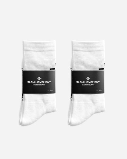 Running Socks White Twin Pack