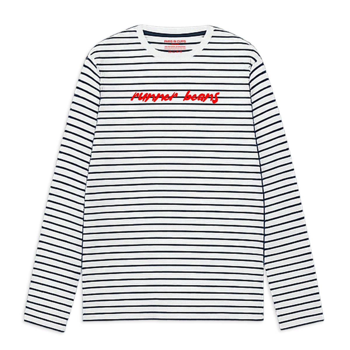 Unisex Long Sleeve Striped Tshirt