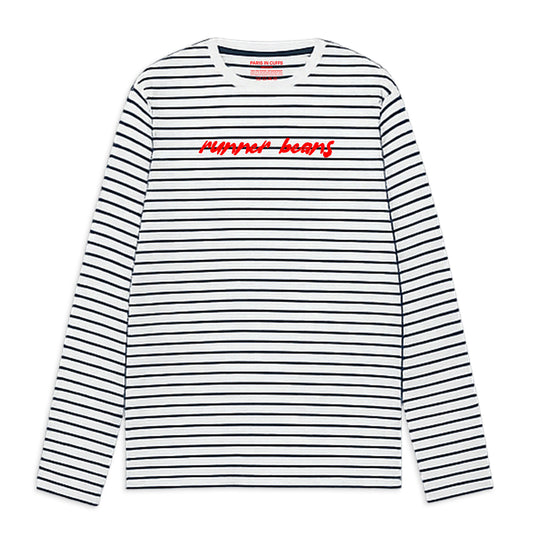 Unisex Long Sleeve Striped Tshirt