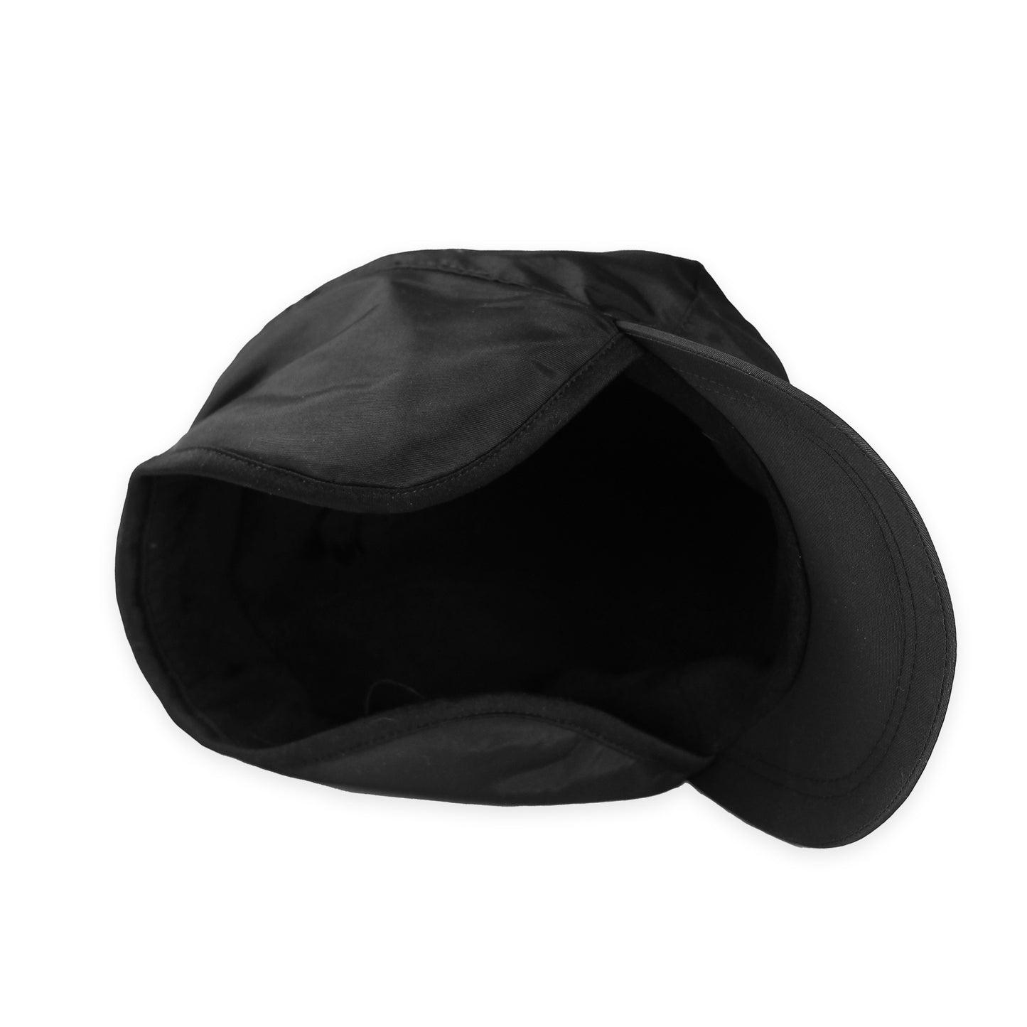 Black Fleece Lined Cap