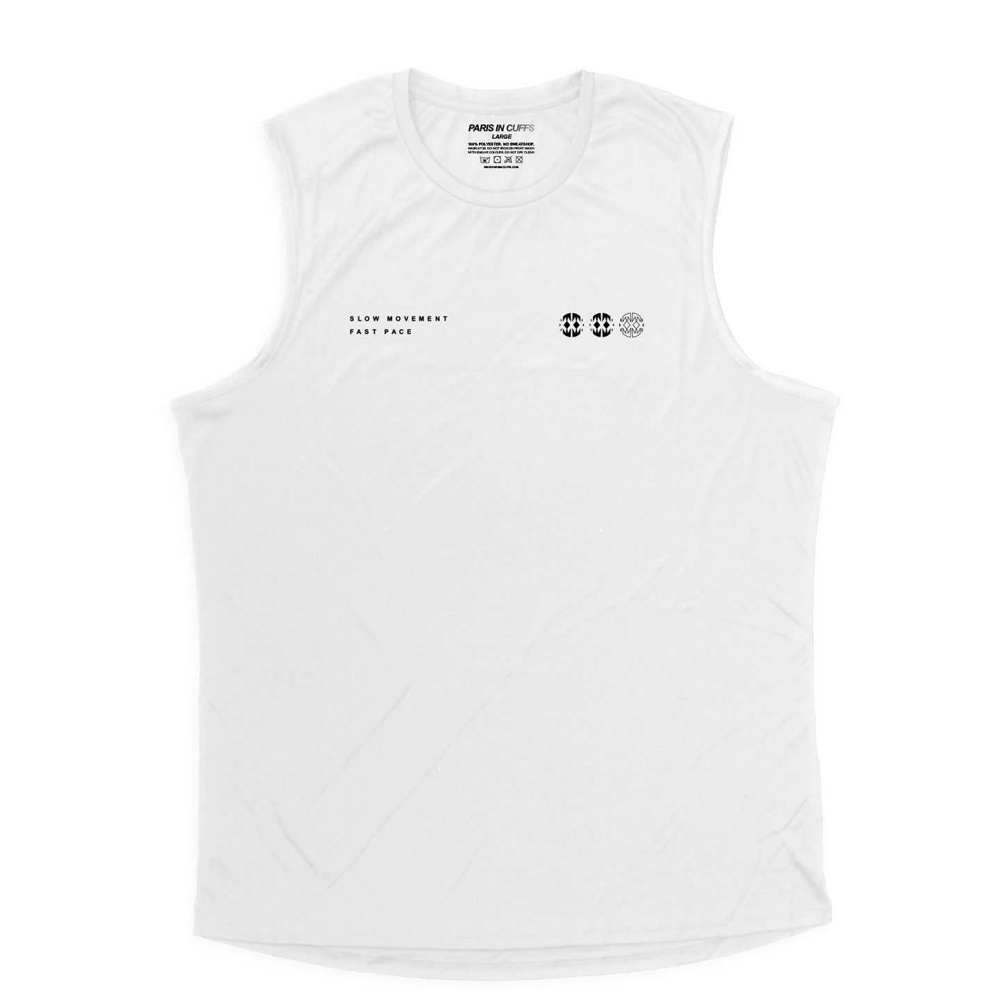 SS24 White Active Tank